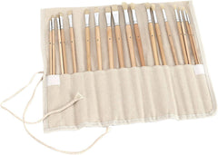 ArtMax Oil/Acrylic Brush Set with Cotton Wrap - Al Masam Stationery LLC