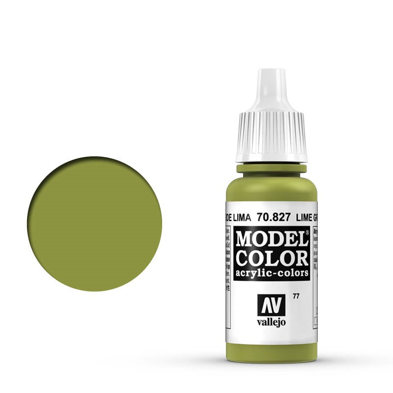 Vallejo 077:MODELCOLOR 827-17ML. LIME GREEN - Al Masam Stationery LLC