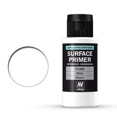 Vallejo SURFACE PRIMER 600-17ML. WHITE - Al Masam Stationery LLC