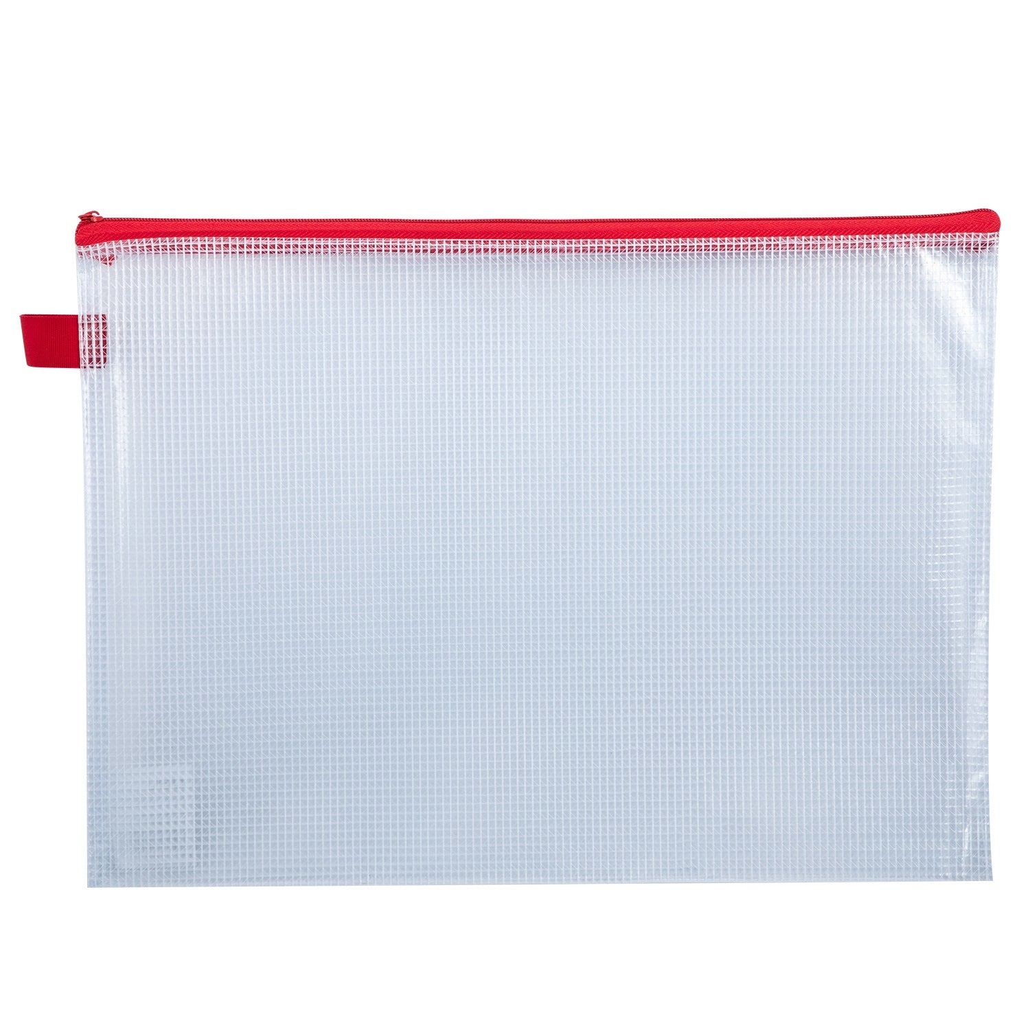 Deli PVC Mesh Zip Bag A4 4C - Al Masam Stationery LLC