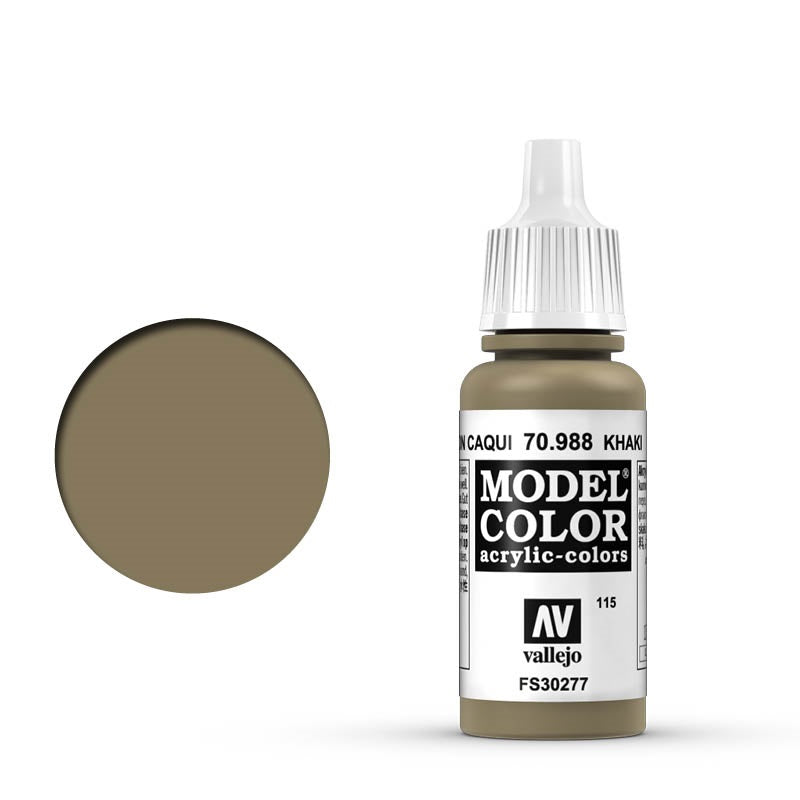 Vallejo 115:MODELCOLOR 988-17ML. KHAKI - Al Masam Stationery LLC
