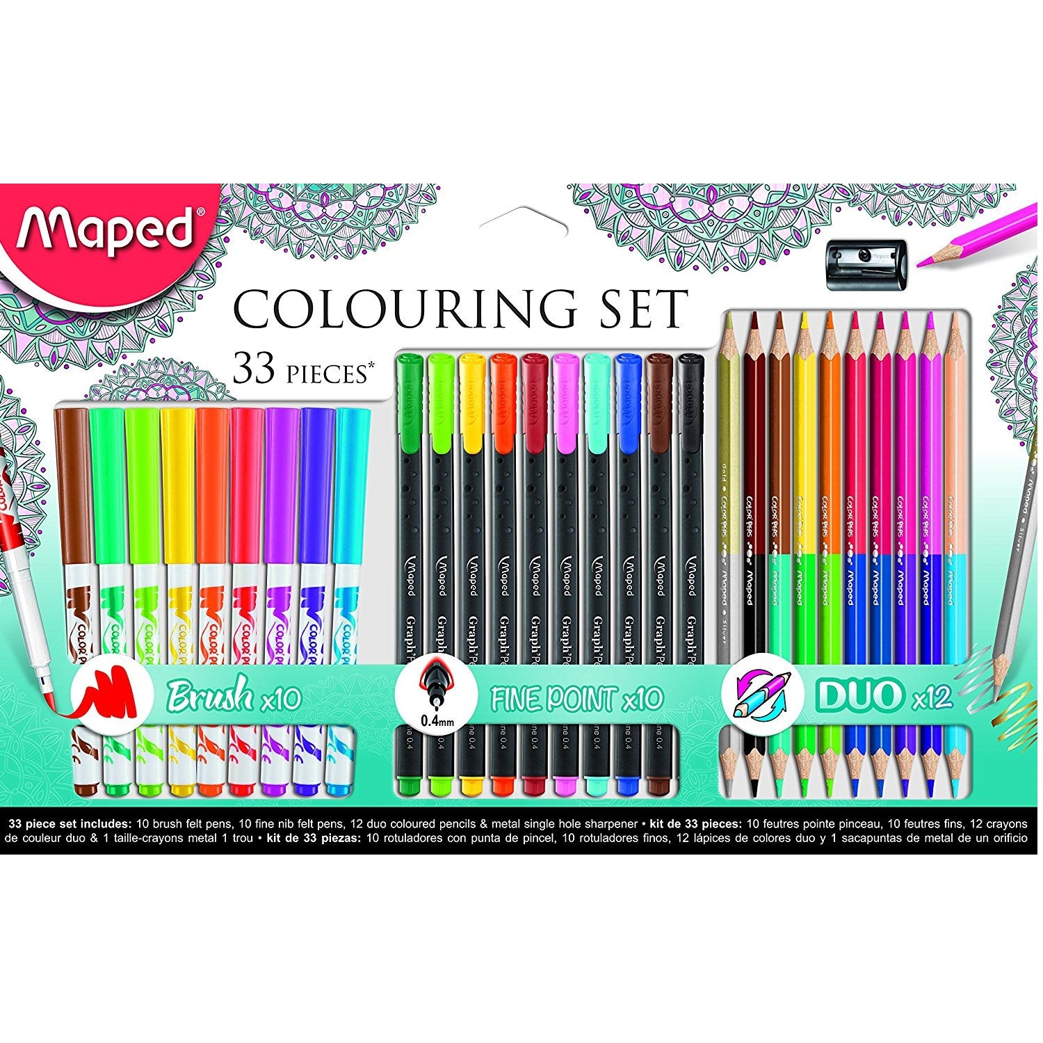 Maped Adult Coloring 33 Pcs Pack - Al Masam Stationery LLC