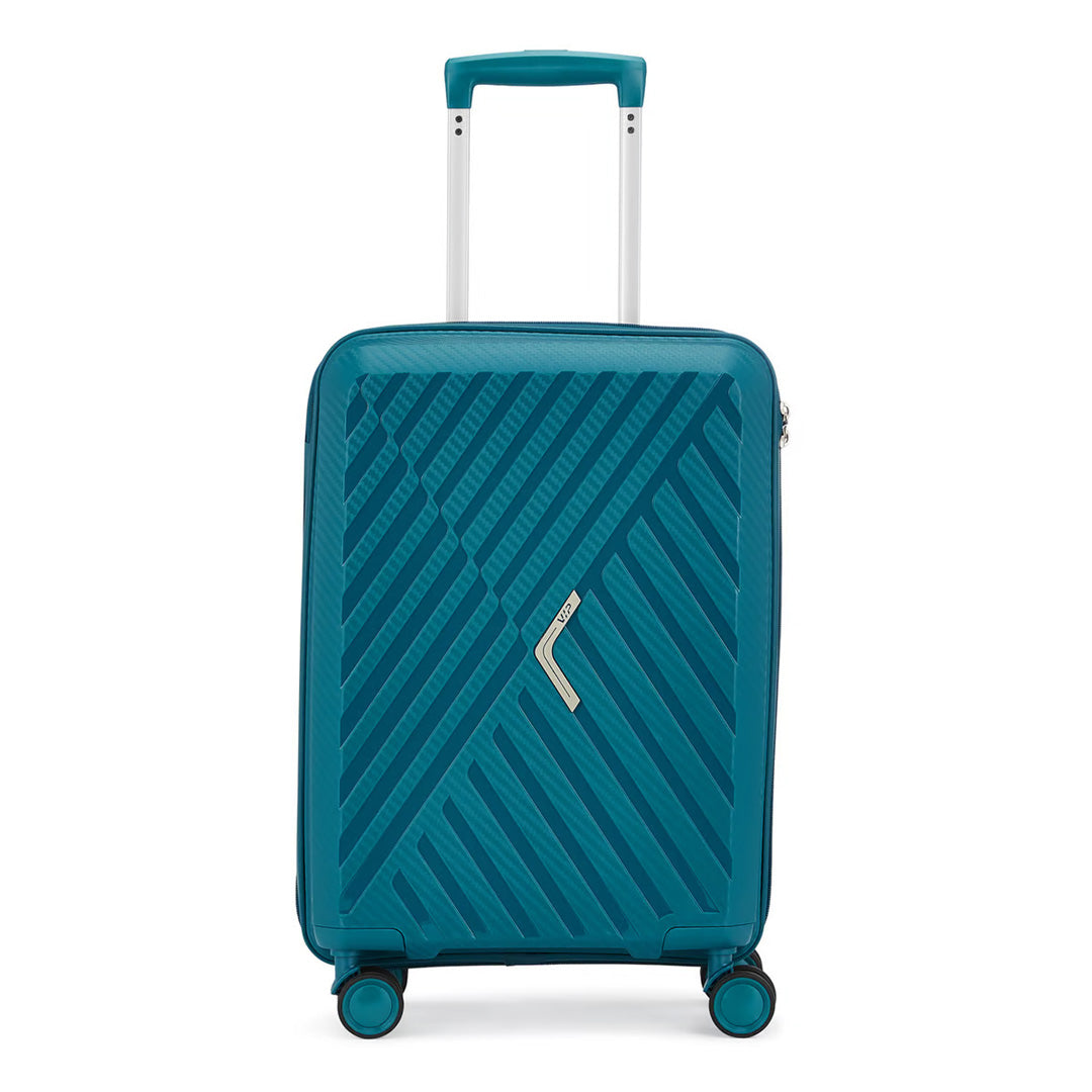 VIP X-Lite 4 Wheel Hard Cabin Luggage Trolley 21x36.5x55cm Blue - Al Masam Stationery LLC