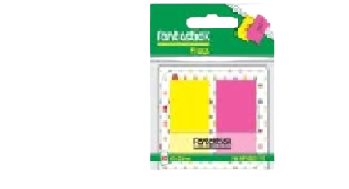 Fantastick Pop up lite, 45x25mm, 20 sht, 2 pads Yellow Oarnge - Al Masam Stationery LLC