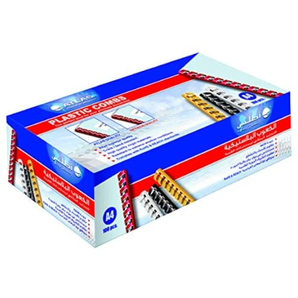 Atlas A4 Binding Comb Black 6mm Secondary image