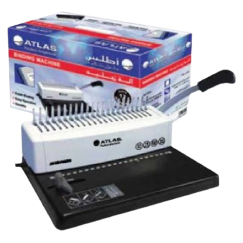 Atlas Manual Comb Punch&Binding Machine 10Sheet Main image