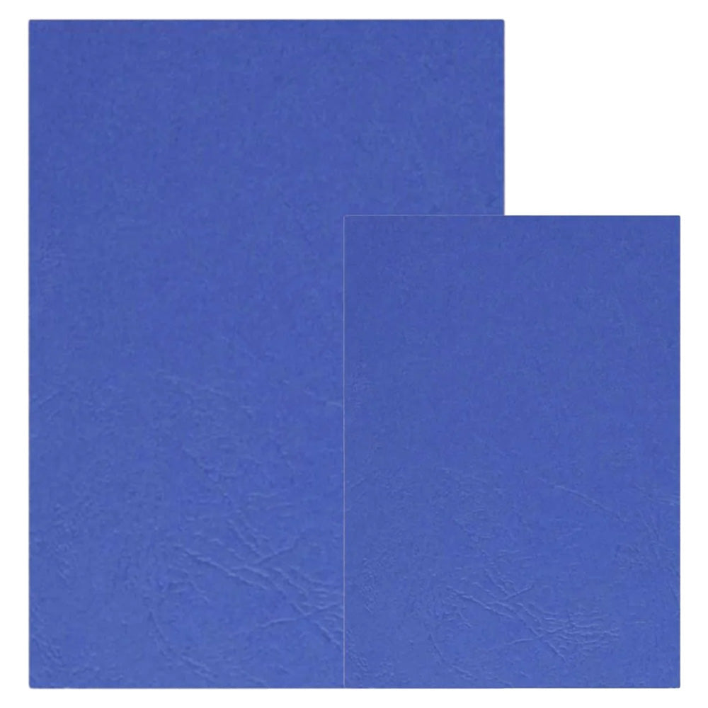 Atlas A3 Leatherette Binding Cover Navy Blue 230g 100 Sheets - Al Masam Stationery LLC Main image