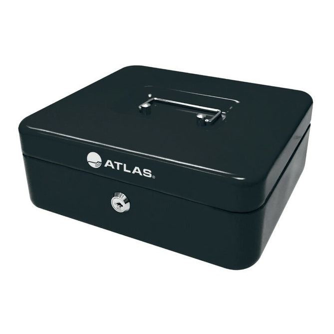 Atlas Cash Box Black 90mm - Al Masam Stationery LLC Main image