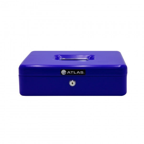 Atlas Cash Box Blue 90mm - Al Masam Stationery LLC Main image