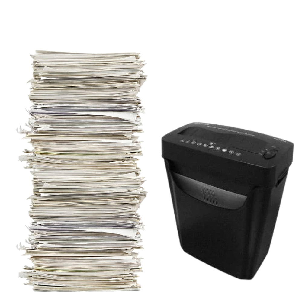 Atlas Cross Cut Shredder 4x32mm 5 Sheets Black - Al Masam Stationery LLC -  - 