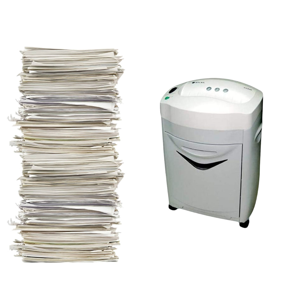 Atlas Cross Cut Shredder Machine 3x9mm 6sheet - Al Masam Stationery LLC -  - 