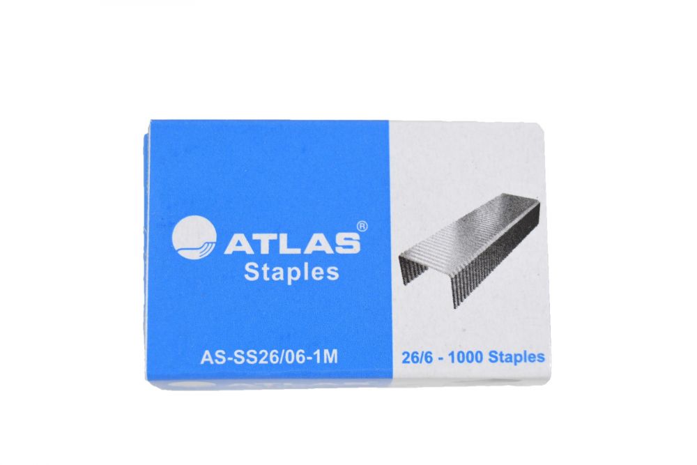 Atlas Staple Pin 26/6 Box Of 20pkt - Al Masam Stationery LLC Main image