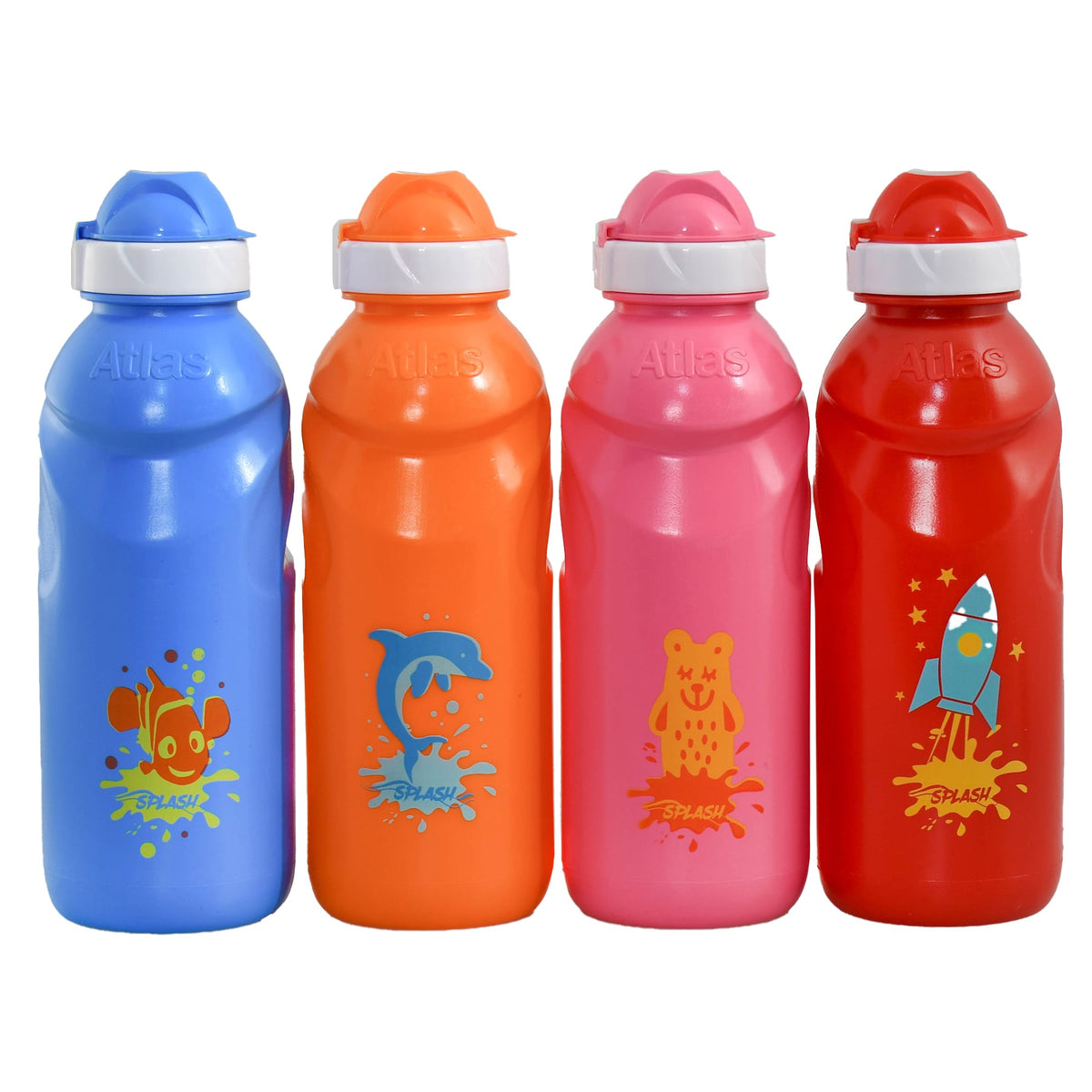 Atlas Water Bottle Sipper Stainless Steel 0.6 Liter Grey - Al Masam Stationery LLC Main image