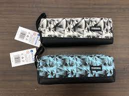 Atlas Pencil Case Boy Blue- Grey Abstract - Al Masam Stationery LLC Main image