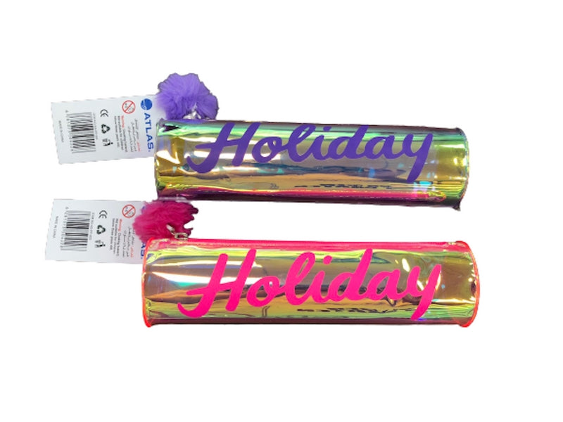 Atlas Pencil Case Holiday Purple-Pink - Al Masam Stationery LLC Main image