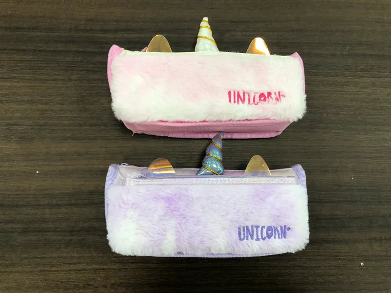 Atlas Pencil Case Unicorn W-Horn Purple-Pink - Al Masam Stationery LLC Main image