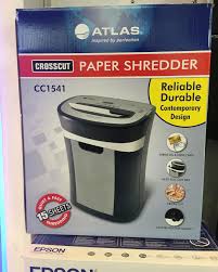 Atlas Destructeur1541 Cross Cut Shredder 4x39 15sheet - Al Masam Stationery LLC - Shredder Machines - Shredder Machines