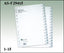 Atlas 1-15 Plastic Divider A4 - Al Masam Stationery LLC