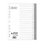 Atlas A-Z Plastic Divider A4 - Al Masam Stationery LLC