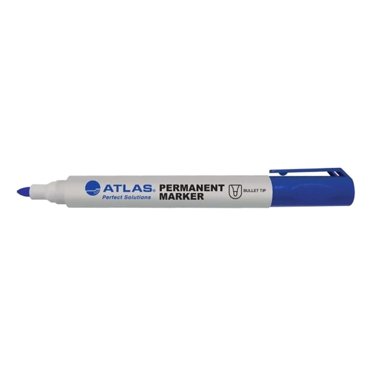 Atlas Bullet Permanent Marker Pack Blue - Al Masam Stationery LLC Main image