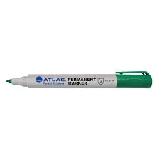 Atlas Bullet Permanent Marker Pack Green - Al Masam Stationery LLC Main image