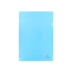 Blue Atlas Clear Folder PP A4 for organizing documents, made of durable plastic, perfect for writing supplies and office use.