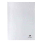 Atlas Clear Folder PP A4 for writing supplies, transparent plastic folder with secure closure, ideal for organizing documents.