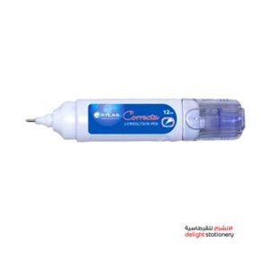 Atlas Correction Pens 12ml White Box of 24pcs - Al Masam Stationery LLC Main image