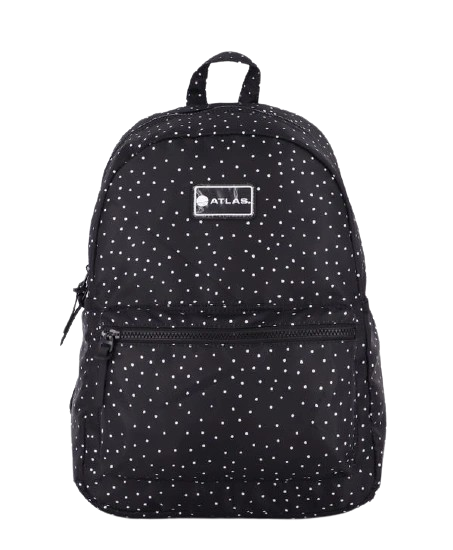 Atlas Girl Backpack 16.5" Kiki Black Dots - Al Masam Stationery LLC Main image