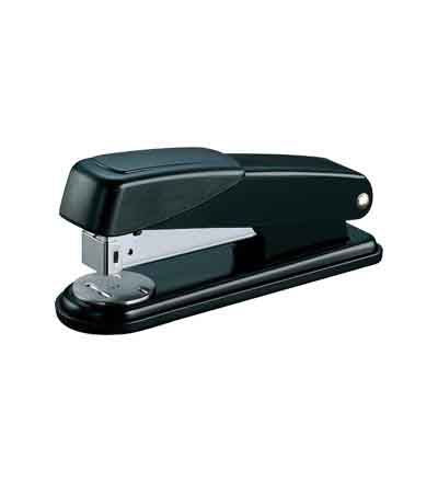 Atlas Half Strip Metal Stapler With Staple Black - Al Masam Stationery LLC Main image