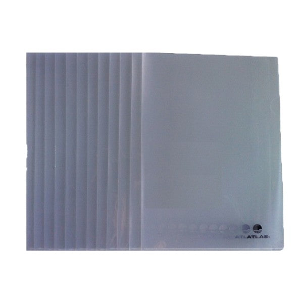 Atlas L Shape Folder A4 120m Blue - Al Masam Stationery LLC Main image