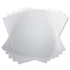 Atlas L Shape Folder A4 120m Clear, transparent document folder with an L shape design for organizing papers.