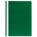 Green Atlas L Shape Folder A4 120m for documents, featuring durable construction and a convenient L-shaped design.