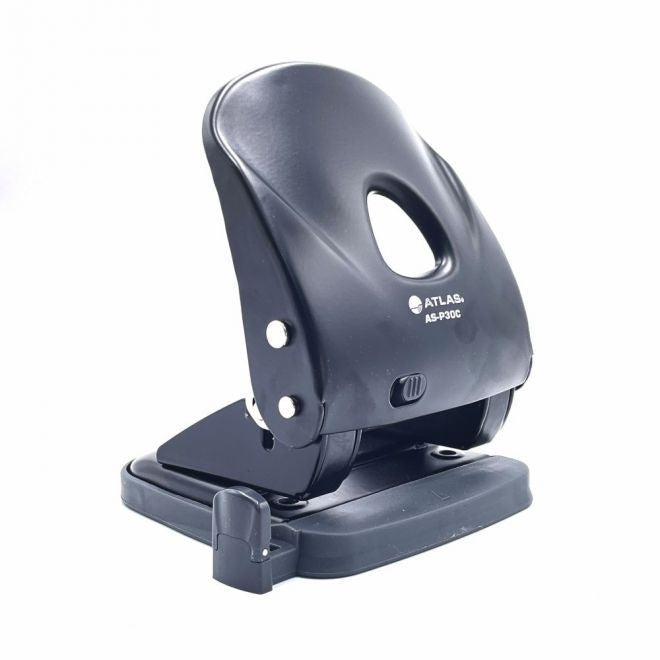 Atlas Paper Punch 30 sheets Black - Al Masam Stationery LLC Main image