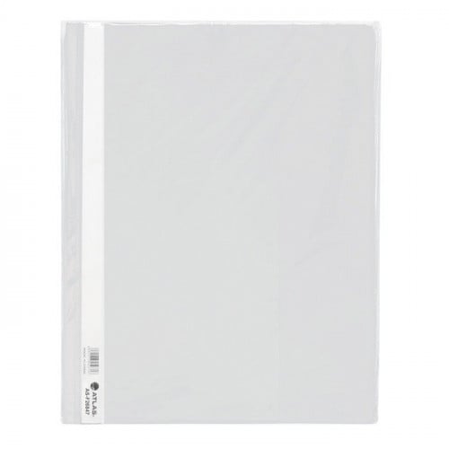 Atlas Polypropylene Thick A4 Flat File With Pocket Light Grey - Al Masam Stationery LLC Main image