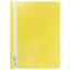 Yellow Atlas polypropylene A4 flat file with pocket, durable writing supply for organizing and storing documents.