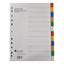 Atlas PP Col Divider A4 12 Part - Al Masam Stationery LLC