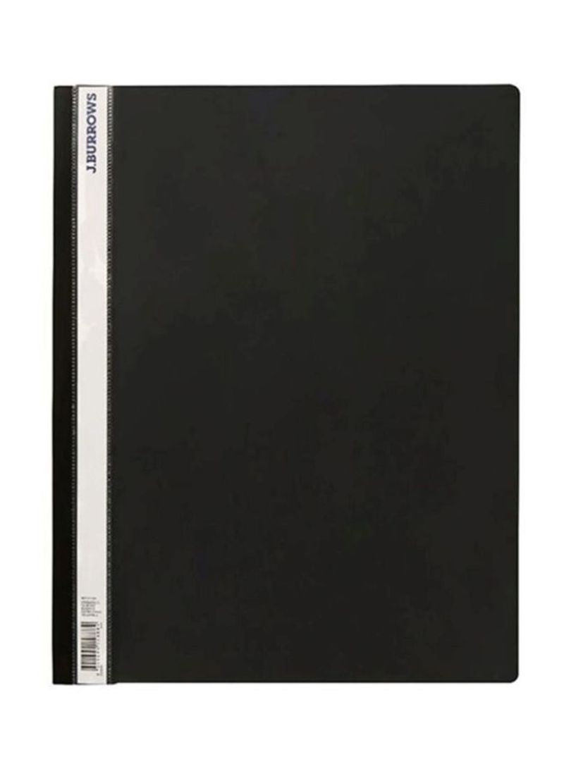 Atlas PVC Flat File With Pocket Black A4 Black - Al Masam Stationery LLC Main image