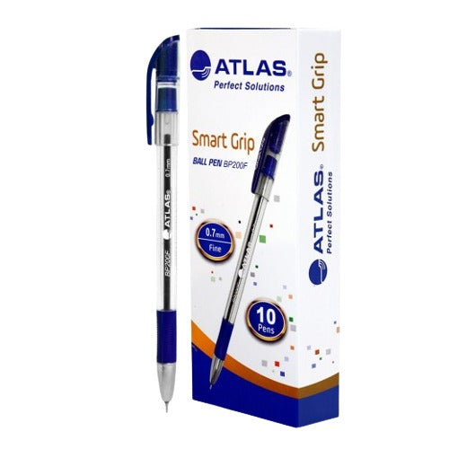 Atlas Smart Grip Ball Pen Black 0.7mm - Al Masam Stationery LLC Main image