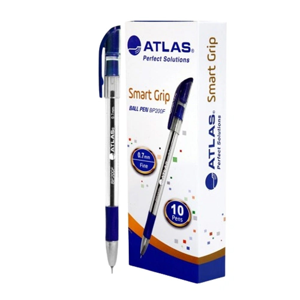 Atlas Smart Grip Ball Pen Blue 1mm - Al Masam Stationery LLC Main image