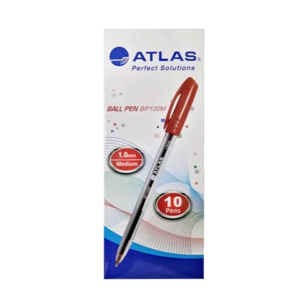 Atlas Smart Grip Ball Pen Red 1mm - Al Masam Stationery LLC Main image