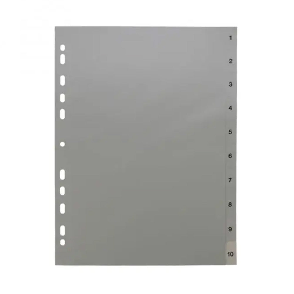Atlas Yealry Plastic Divider A4 - Al Masam Stationery LLC Main image