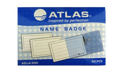 Atlas Name Badges Packet - Al Masam Stationery LLC