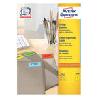 Coloured labels 105 x 148 mm Yellow - Al Masam Stationery LLC