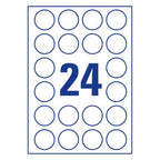 Crystal Clear labels 40 mm - Al Masam Stationery LLC