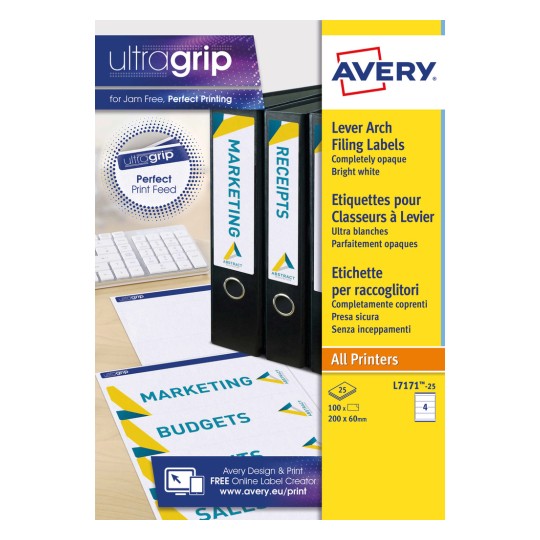 Filing Labels 200 x 60 mm - Al Masam Stationery LLC Main image