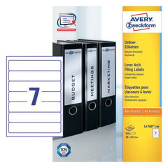 Avery Filing Labels 38 x 192 mm - (4760-100) - Al Masam Stationery LLC