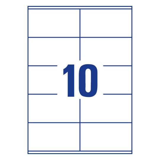 Multipurpose General Use Labels with Ultra Grip 105 x 57 mm A4 - Al Masam Stationery LLC