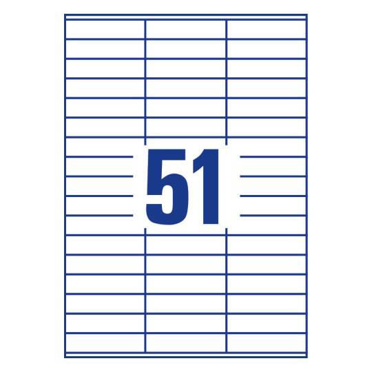 Multipurpose General Use Labels with Ultra Grip 70 x 16.9 mm A4 - Al Masam Stationery LLC