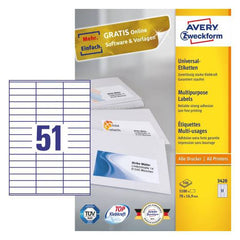 Multipurpose General Use Labels with Ultra Grip 70 x 16.9 mm A4 - Al Masam Stationery LLC